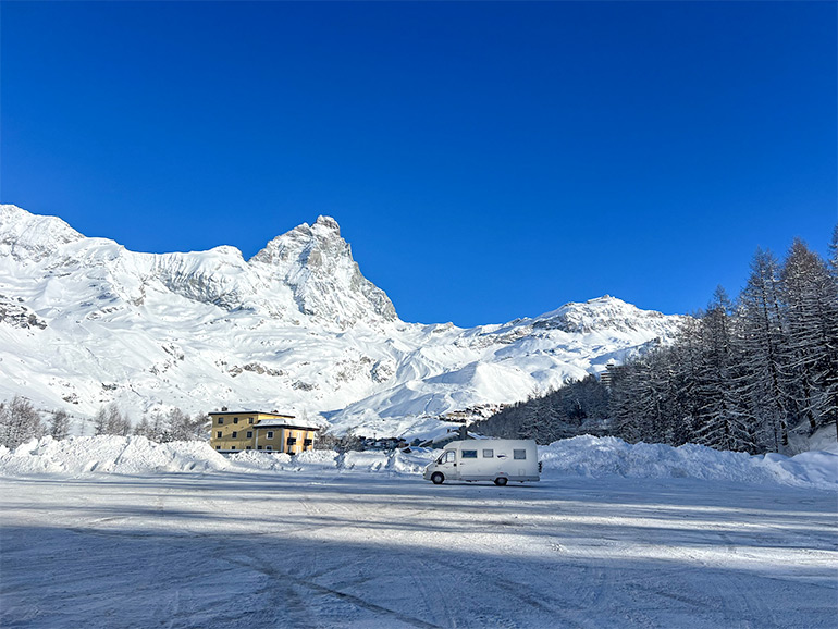 ヨーロッパ冬の景色