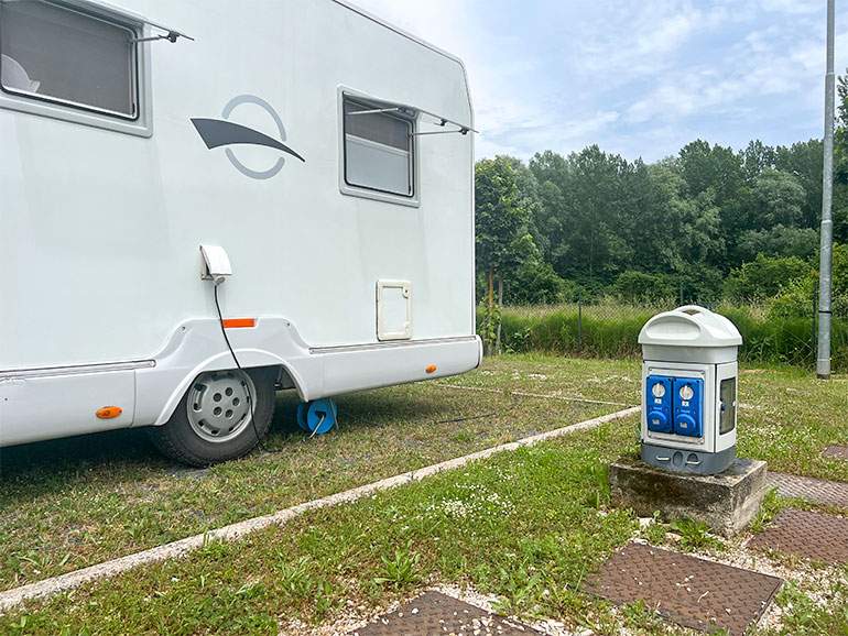 外部電源があるRVパーク