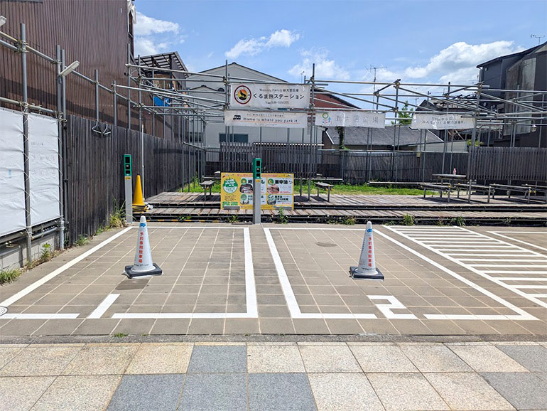 RVパーク クルマ旅ステーションの駐車場