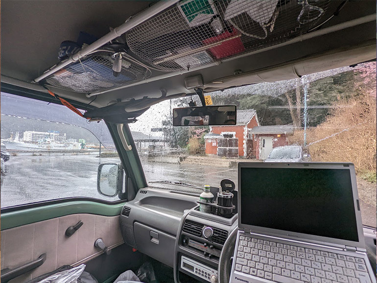 下田公園駐車場の様子