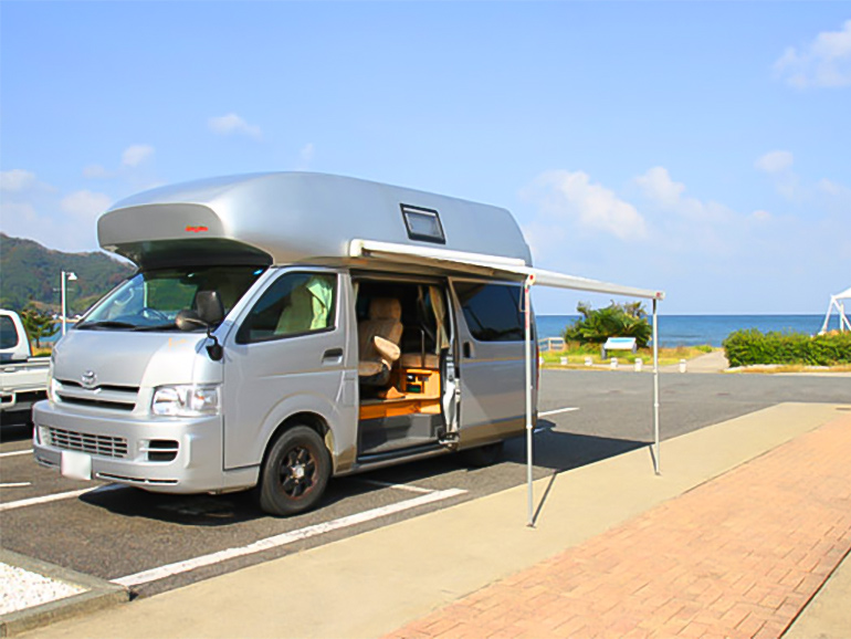 RVパーク カフェ宿 夕香楼しょう和の駐車場