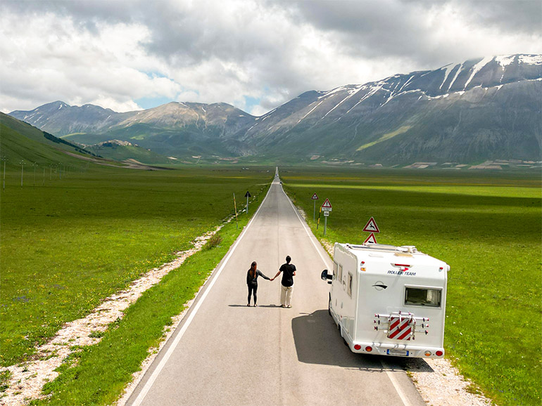 イタリアの道路