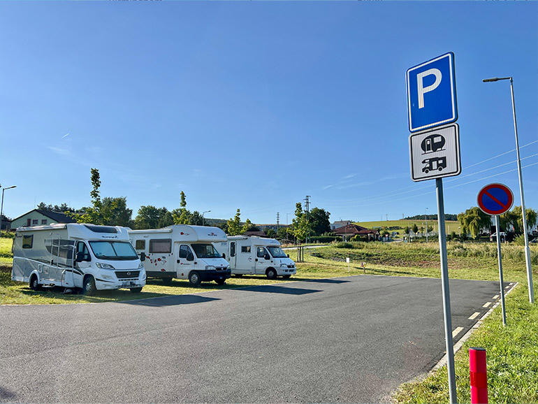 車中泊場所の景色