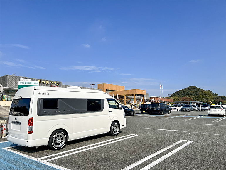 古賀SA(上り)の駐車場