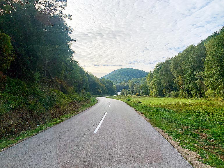 セルビアの道路