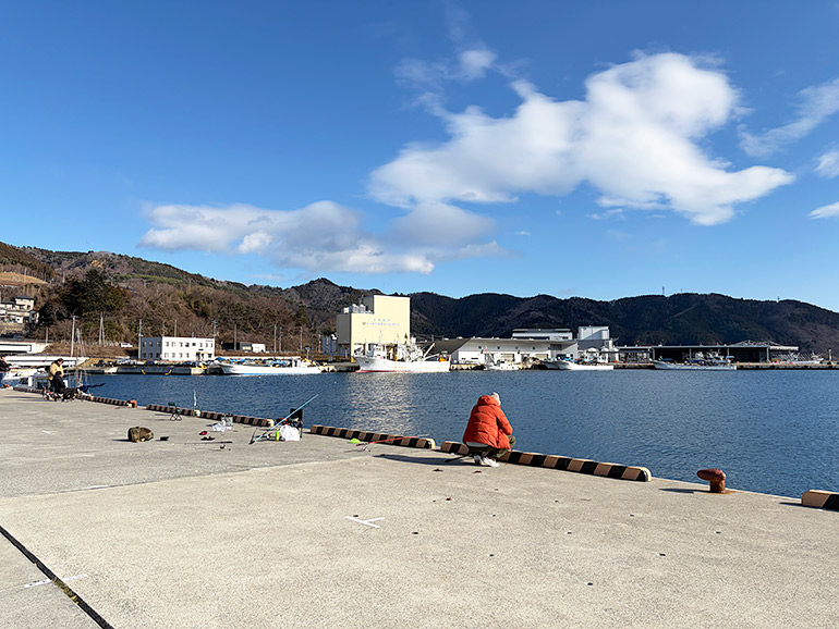 女川港の景色