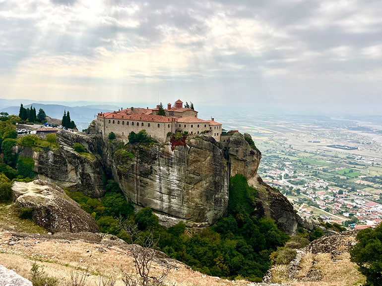 天空の修道院の景色