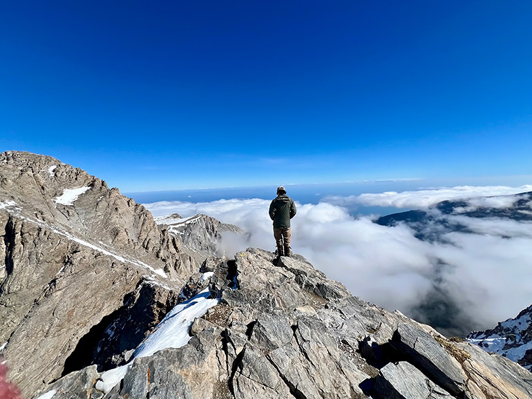 オリンポス山に登頂