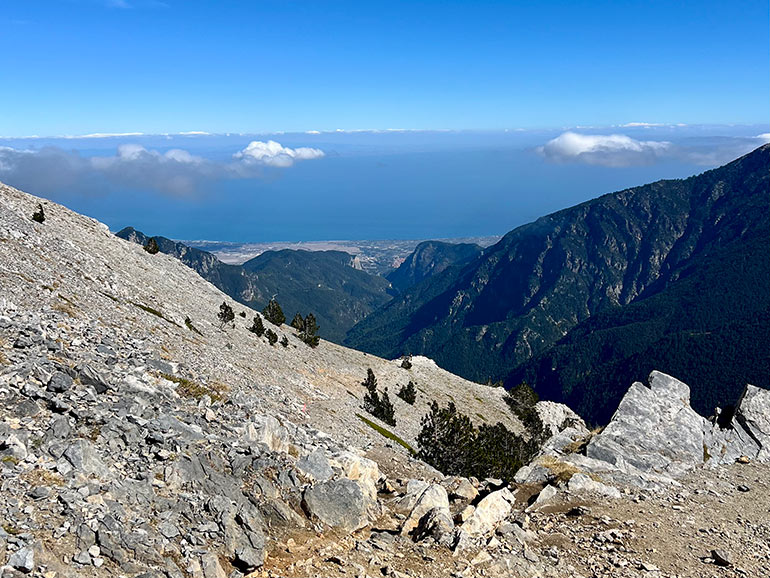 ミティカス・ピークの景色