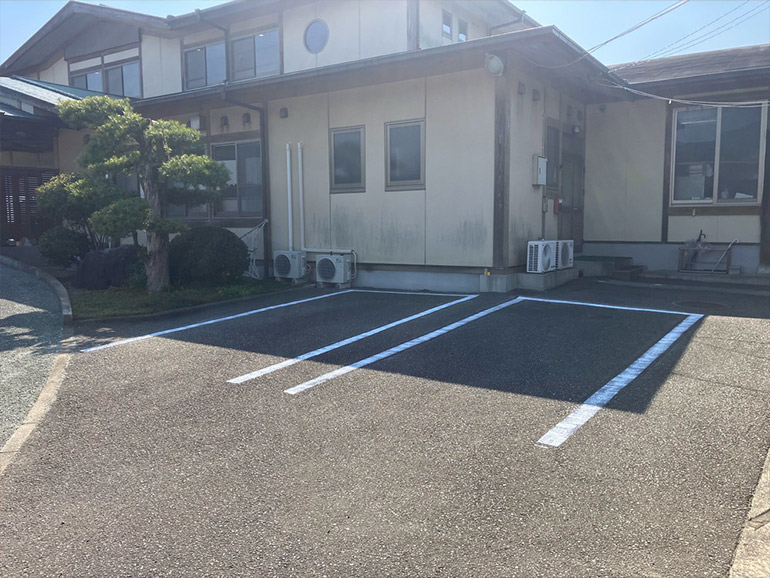 RVパーク 天草市栖本温泉センター河童ロマン館の駐車場