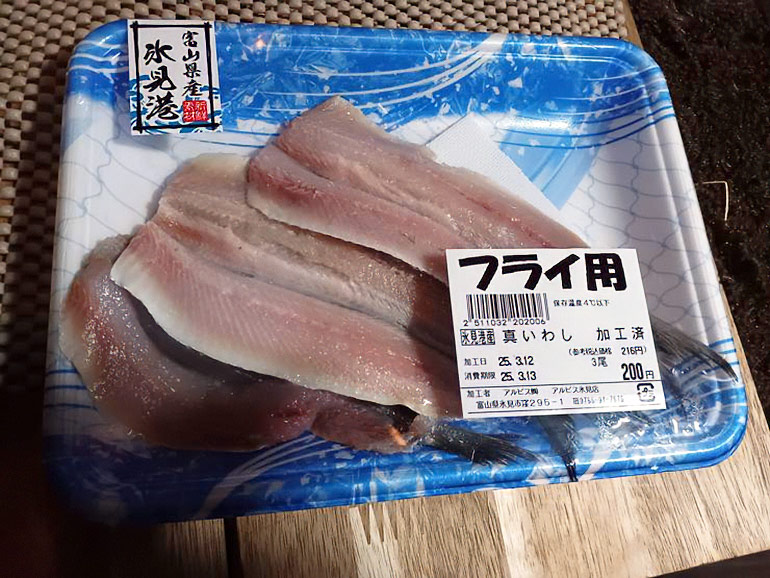 車中泊での食材