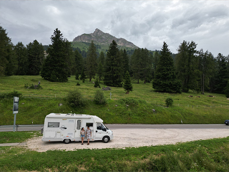 ヨーロッパのキャンピングカー旅