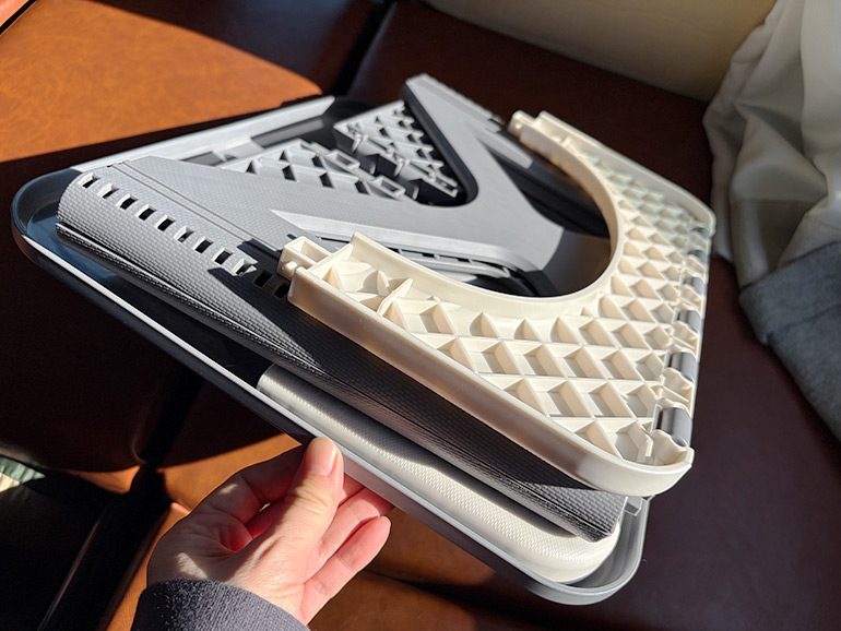 携帯トイレの収納時の大きさ