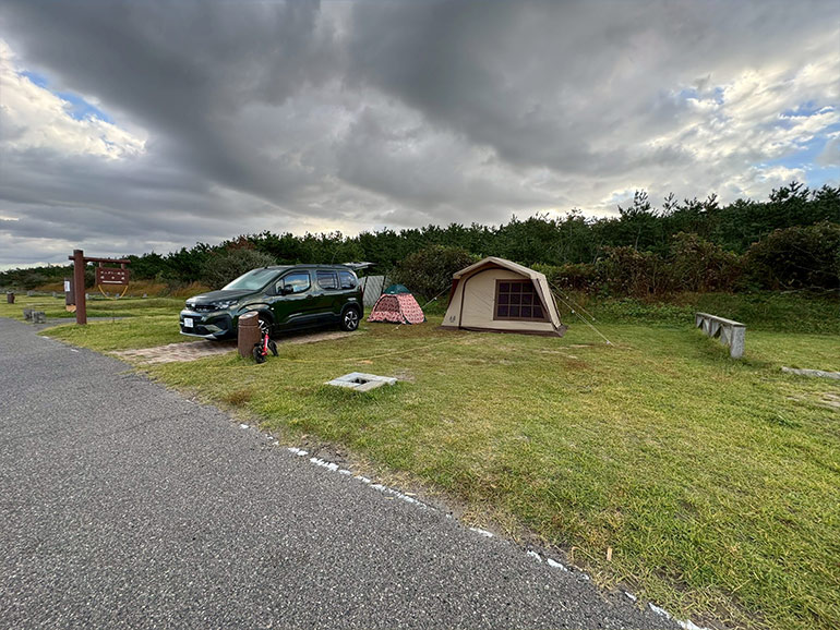 オートサイトの広さ