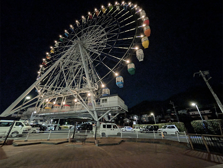 道の駅富士川楽座の観覧車