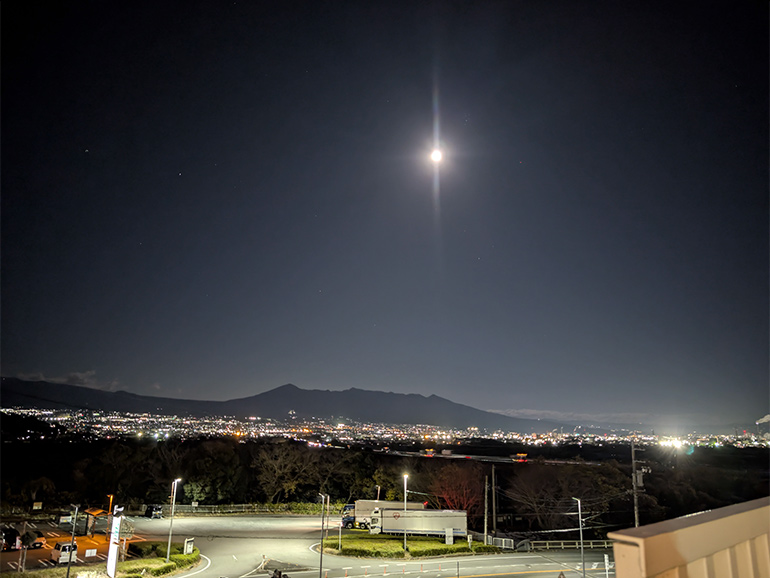 道の駅富士川楽座からの景色