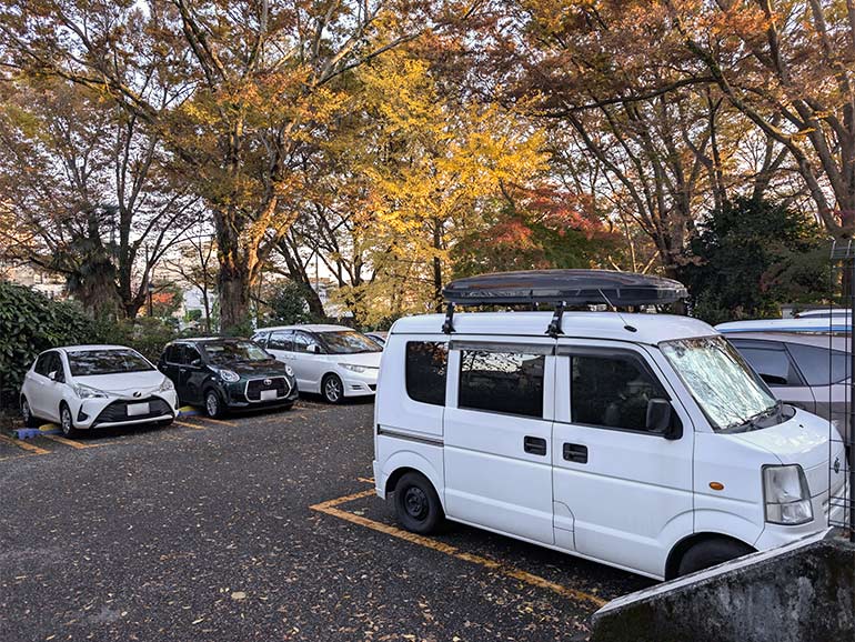 タイムズ三島一番町の駐車場の様子