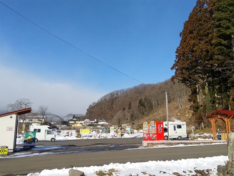 RVパークライト MSBぴかぴかパークOne【in 遠刈田温泉】の駐車場
