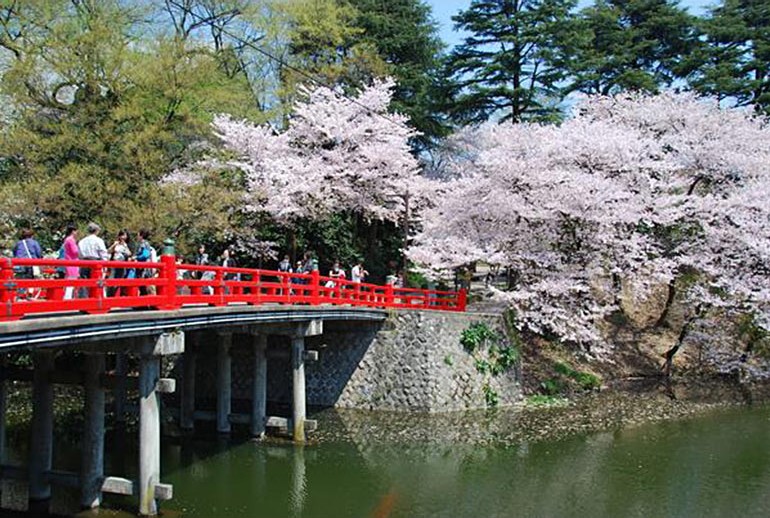 高岡城までの道