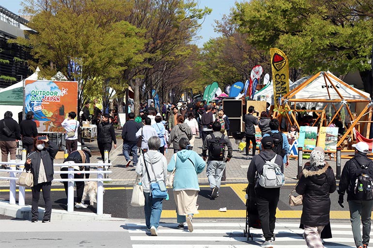過去のアウトドアデイジャパンの様子