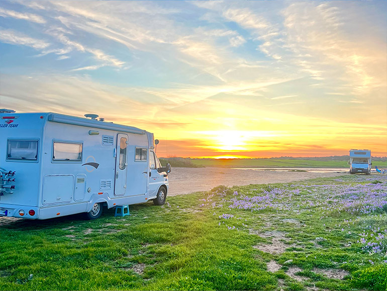 春のヨーロッパの景色
