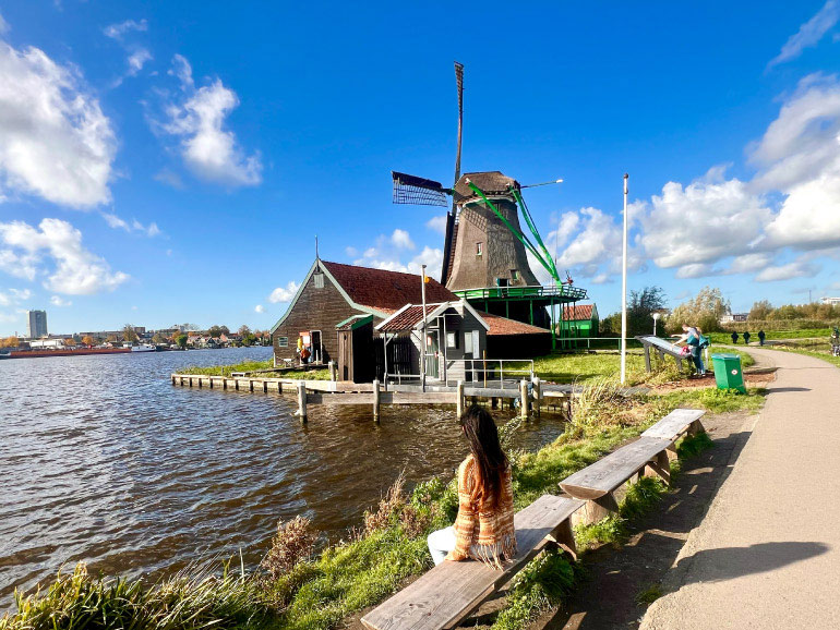 オランダの風車