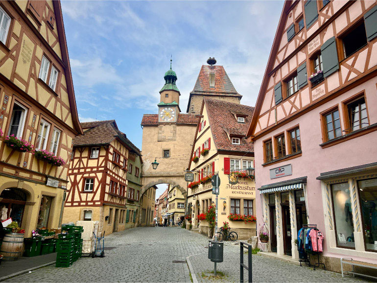 ドイツロマンチック街道の景色