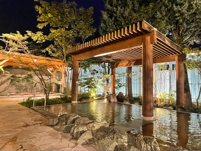 ゆらぶ桐生店の温泉