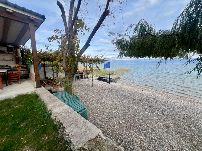 オフリド湖の景色