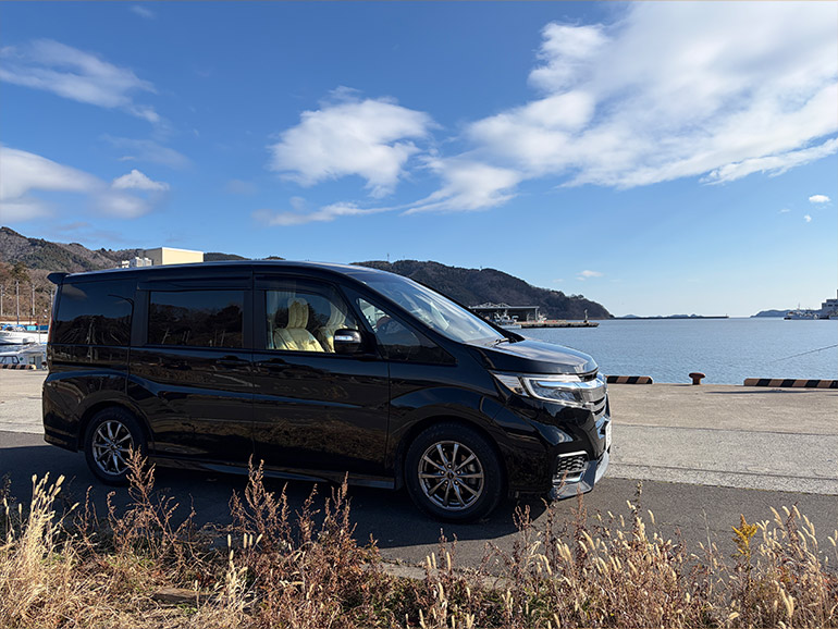 釣り堀りの景色
