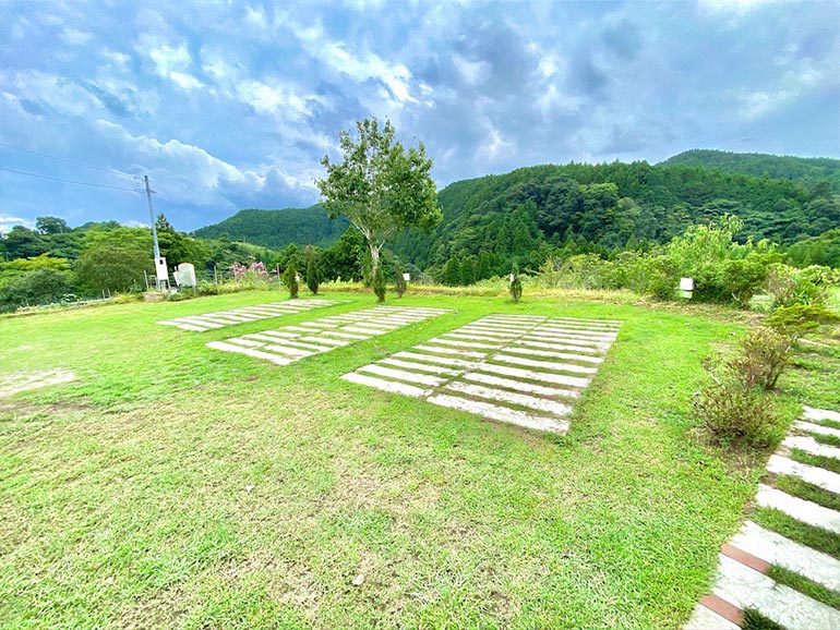 RVパーク七里川の駐車場