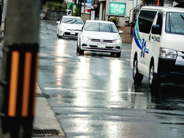 雨の日の運転