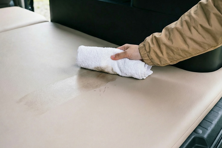 キャンピングカーのシート