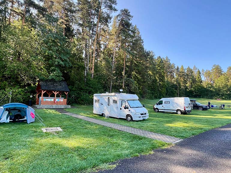 ヨーロッパのキャンプ場