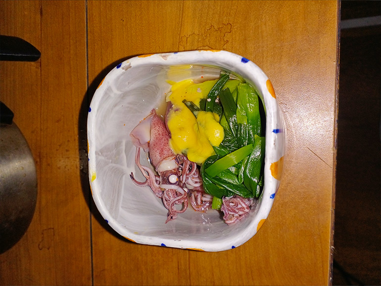 ホタルイカのご飯
