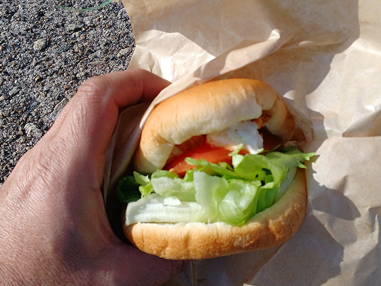 ホタルイカバーガー