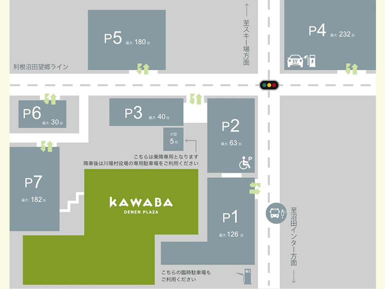 川場田園プラザのマップ