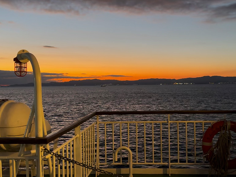 フェリーからの景色