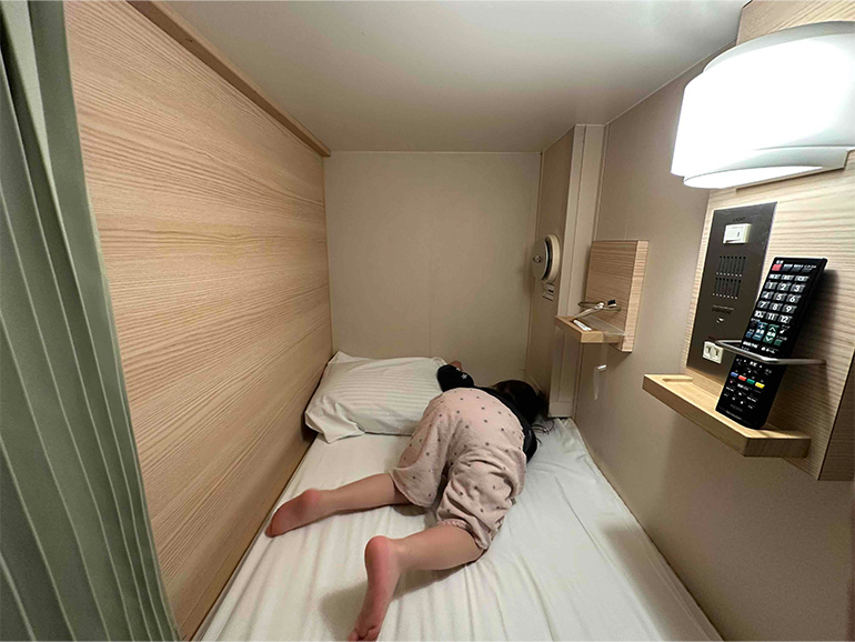 さんふらわあのプライベートベッド