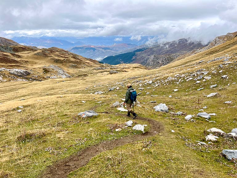 コラブ山の景色