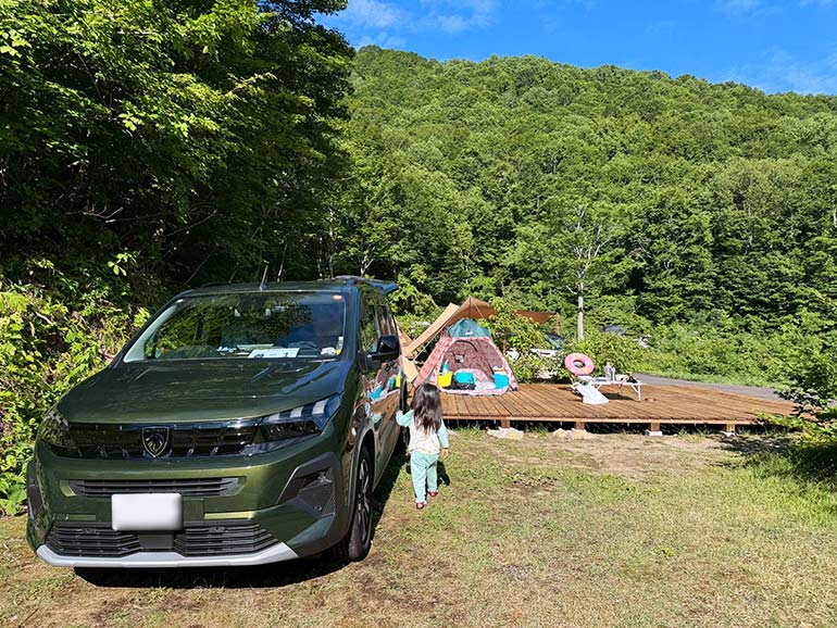 キャンプ場の様子