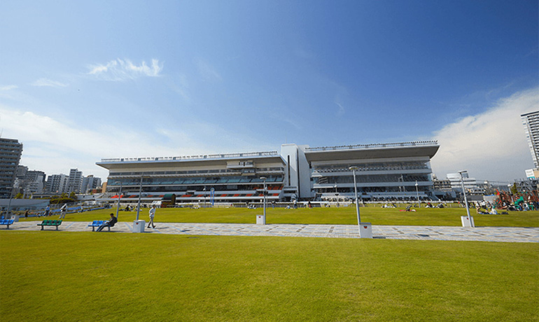 川崎競馬場の風景