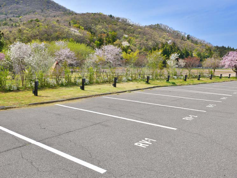 道の駅SORAIRO国上の駐車場