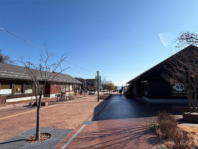 道の駅おながわの景色