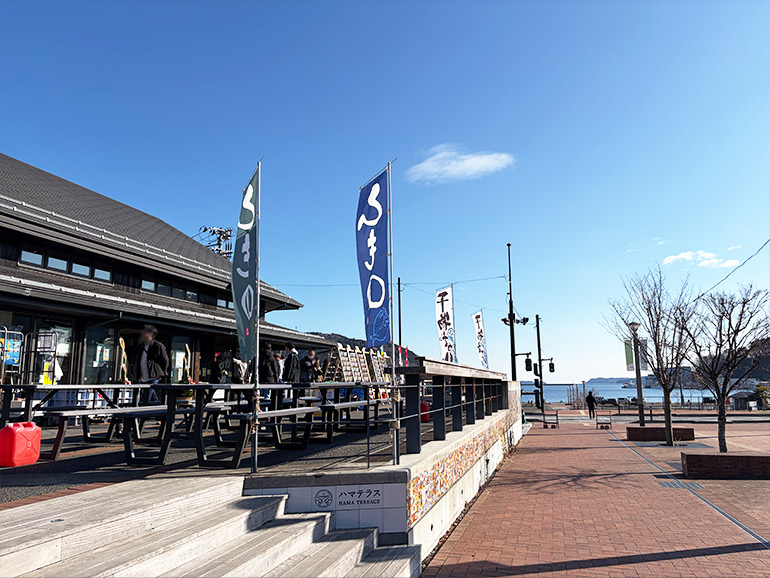 道の駅おながわの景色