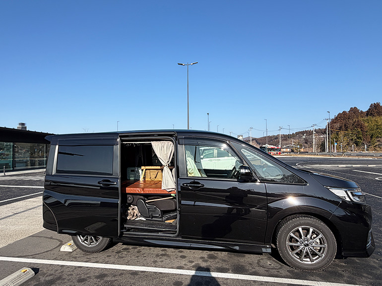 道の駅さんさん南三陸の駐車場