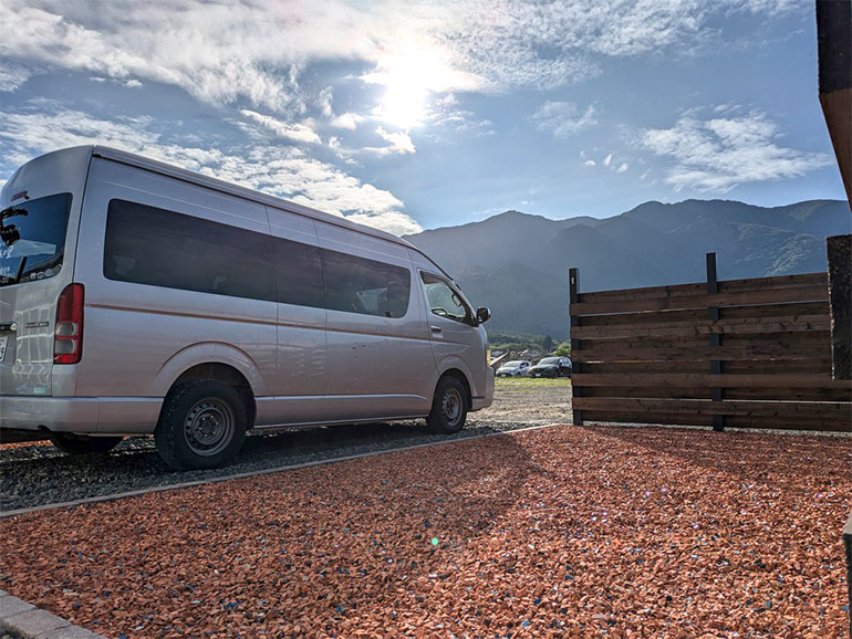 養老温泉 ゆせんの里の駐車場