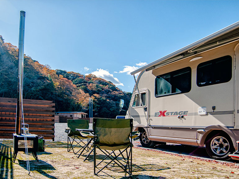 RVパーク VISONの駐車場