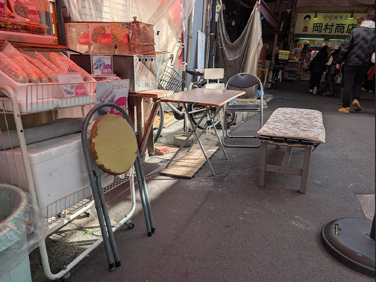 鶴橋商店街韓国屋台