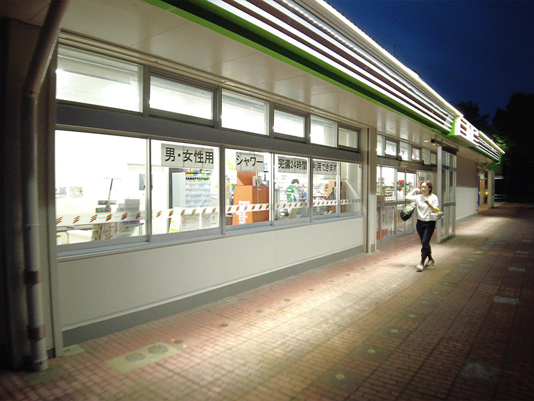 SA・PAコンビニのシャワー設備